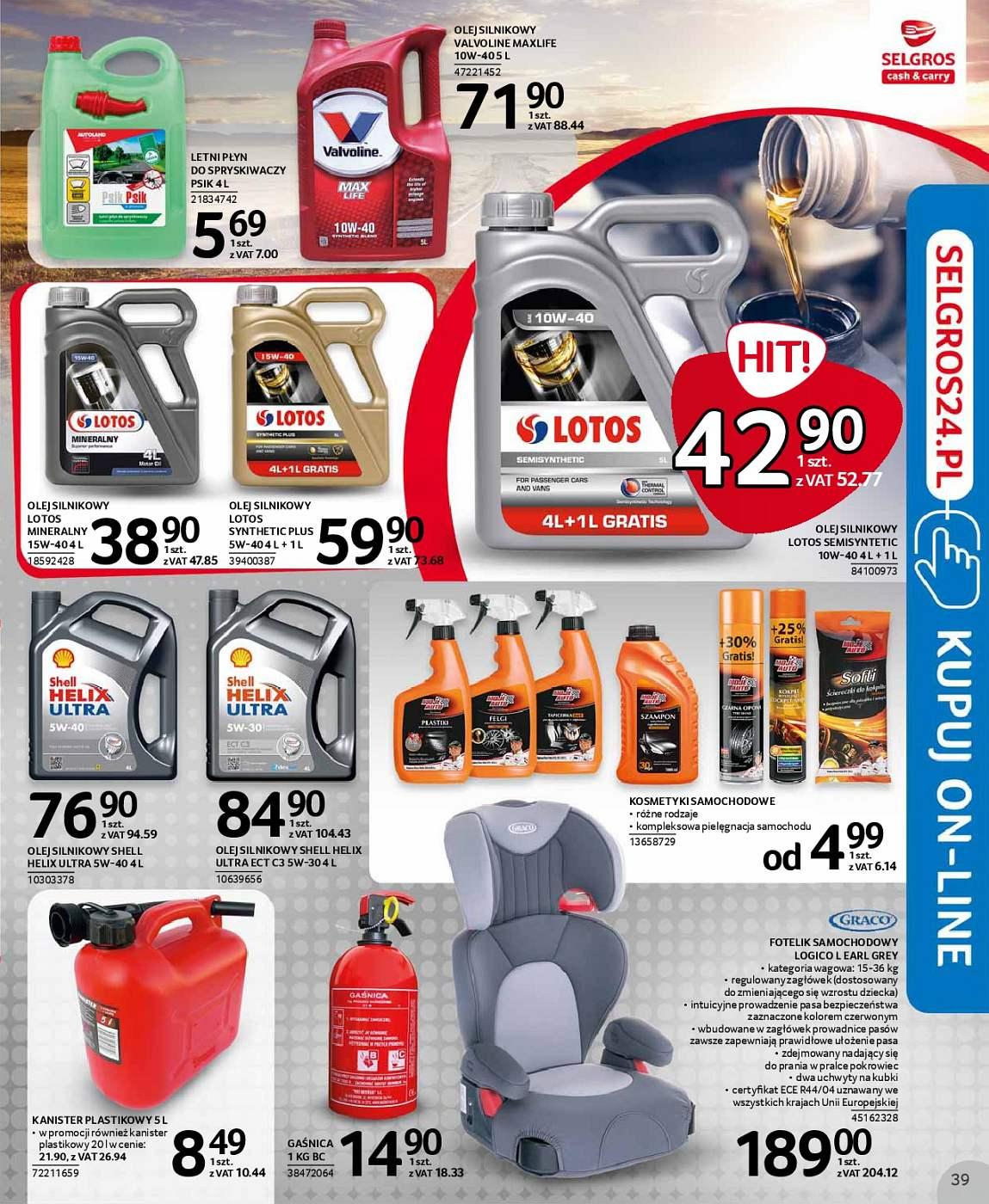 Gazetka promocyjna Selgros str. 39