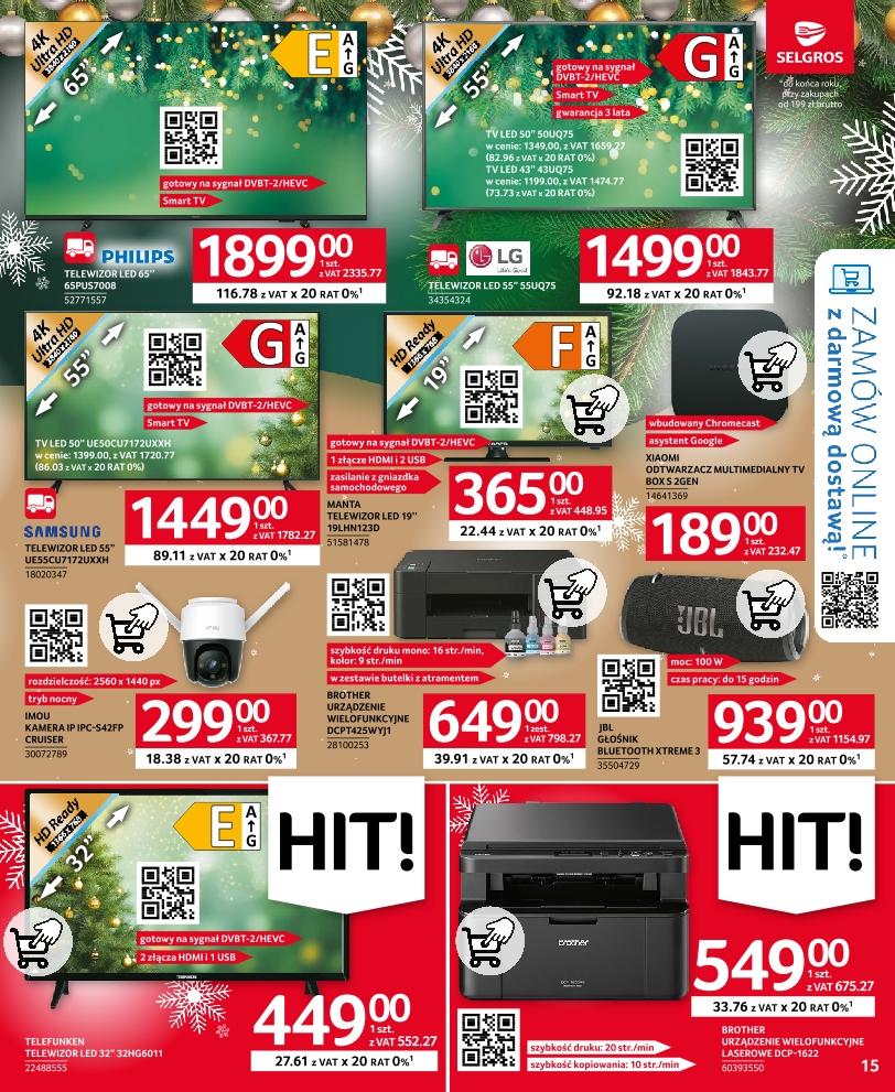 Gazetka promocyjna Selgros str. 15