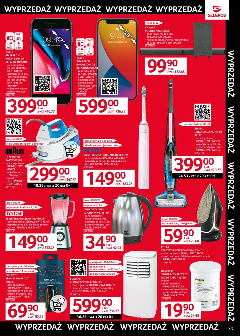 Gazetka promocyjna Selgros str. 39