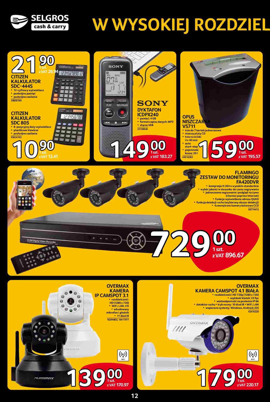 Gazetka promocyjna Selgros str. 12