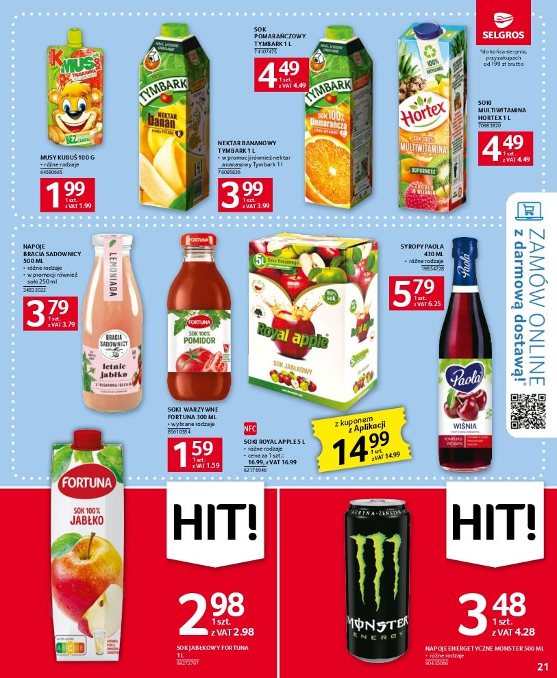 Gazetka promocyjna Selgros str. 21