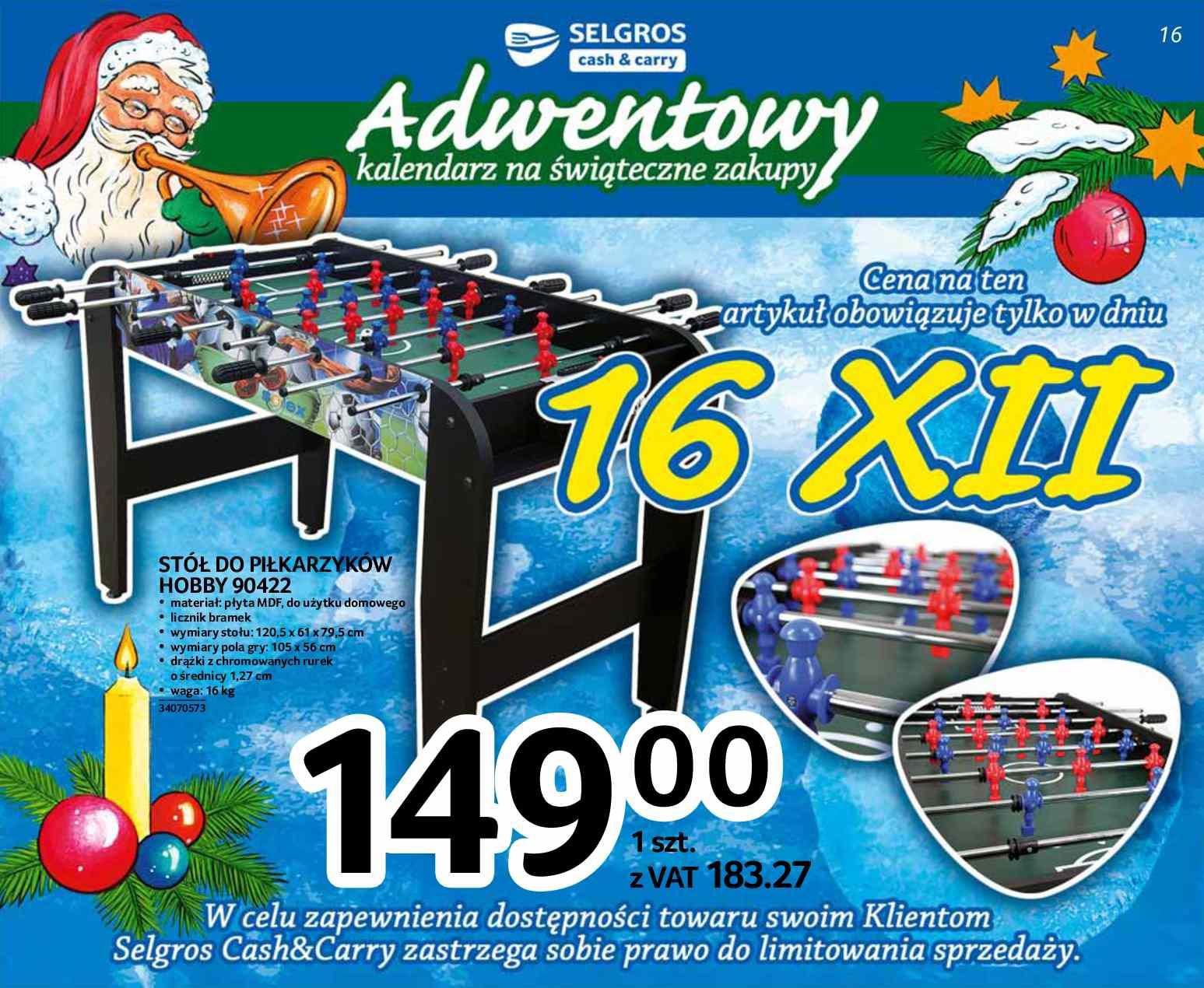 Gazetka promocyjna Selgros str. 16