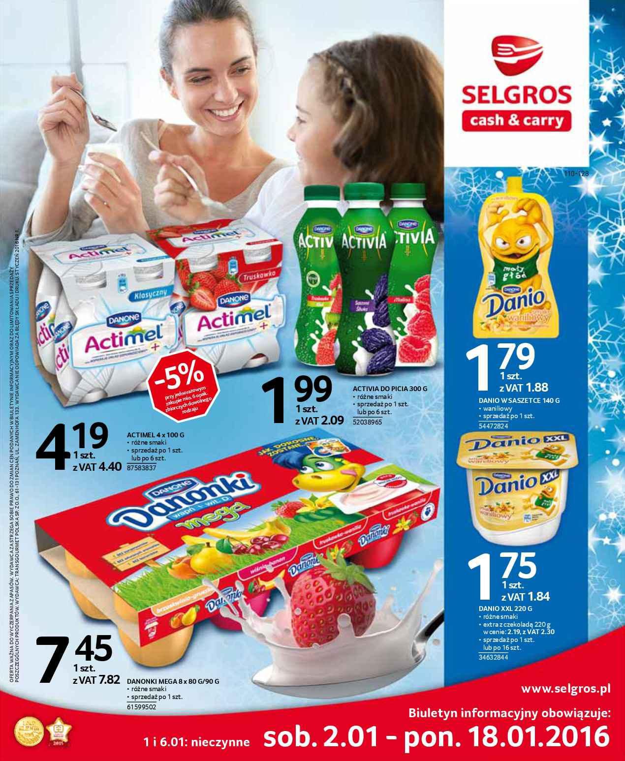 Gazetka promocyjna Selgros str. 1