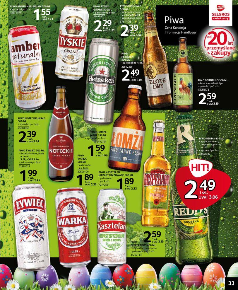 Gazetka promocyjna Selgros str. 33
