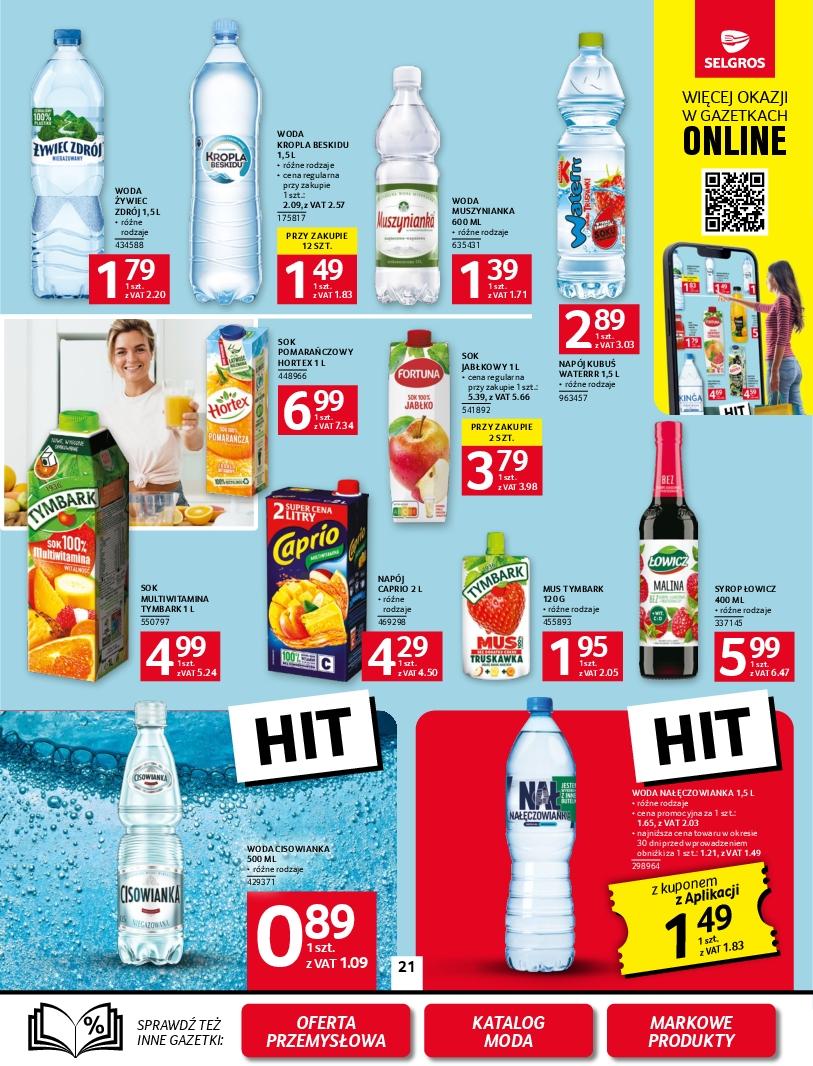 Gazetka promocyjna Selgros str. 21