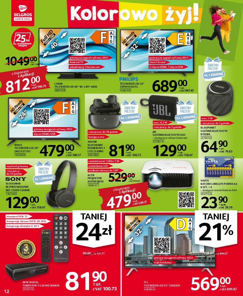 Gazetka promocyjna Selgros str. 12