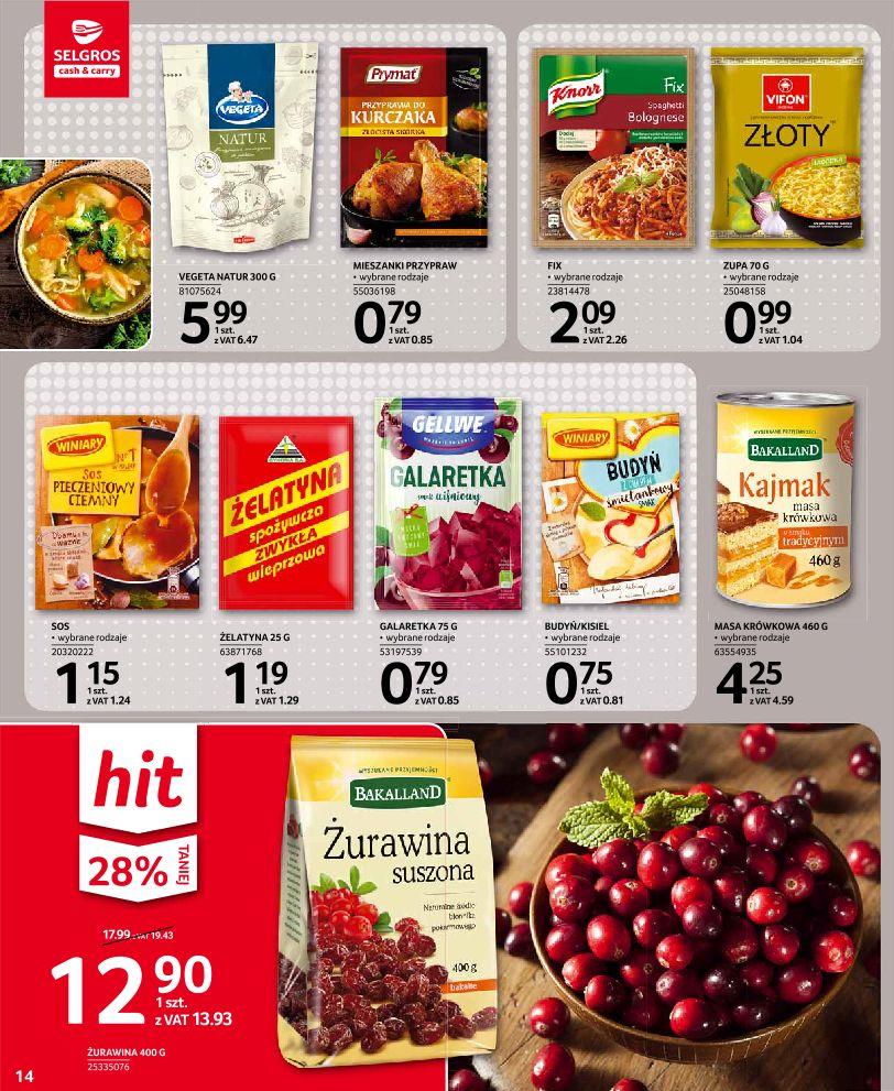 Gazetka promocyjna Selgros str. 14