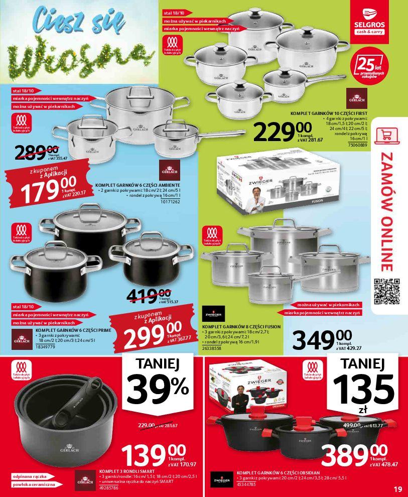 Gazetka promocyjna Selgros str. 19