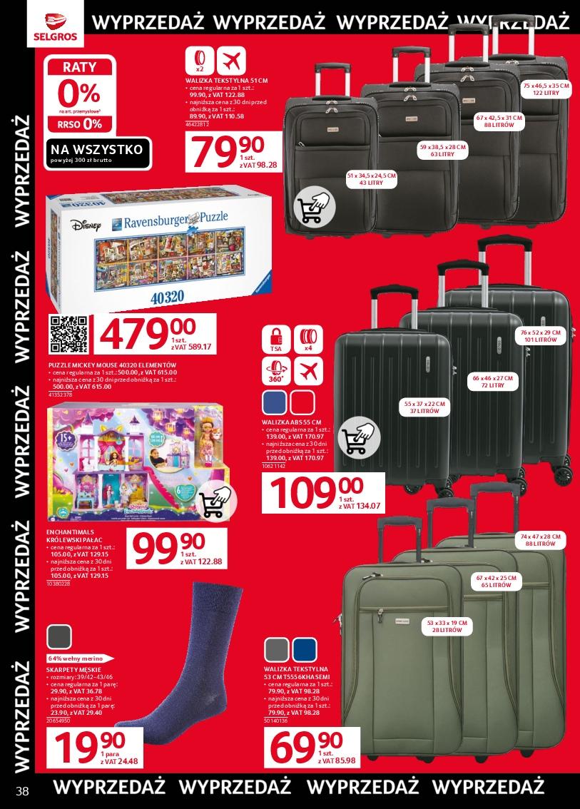 Gazetka promocyjna Selgros str. 38
