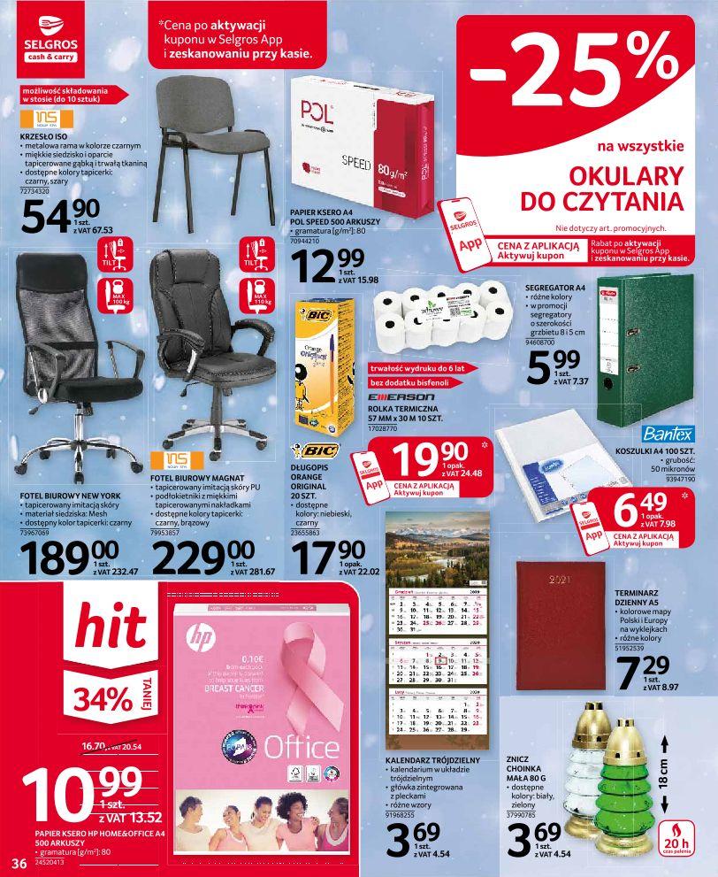 Gazetka promocyjna Selgros str. 36