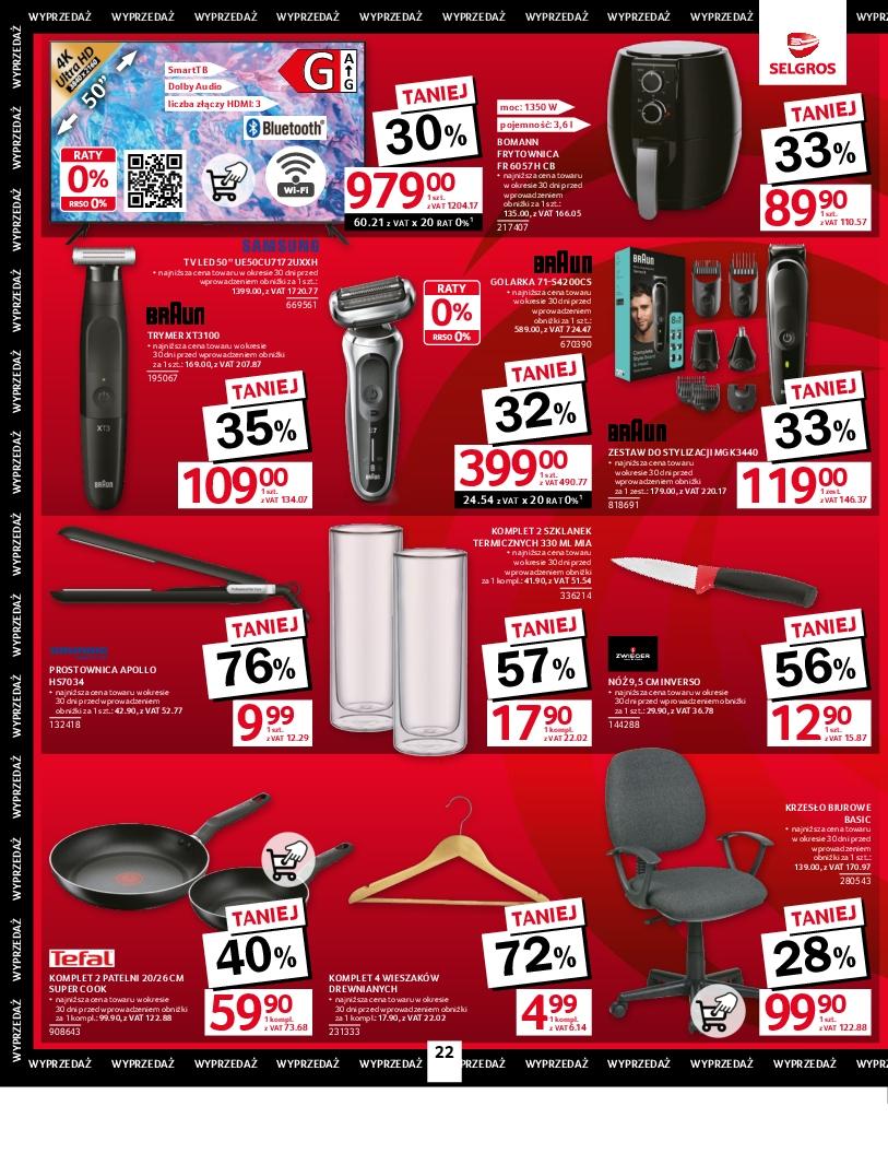 Gazetka promocyjna Selgros str. 22