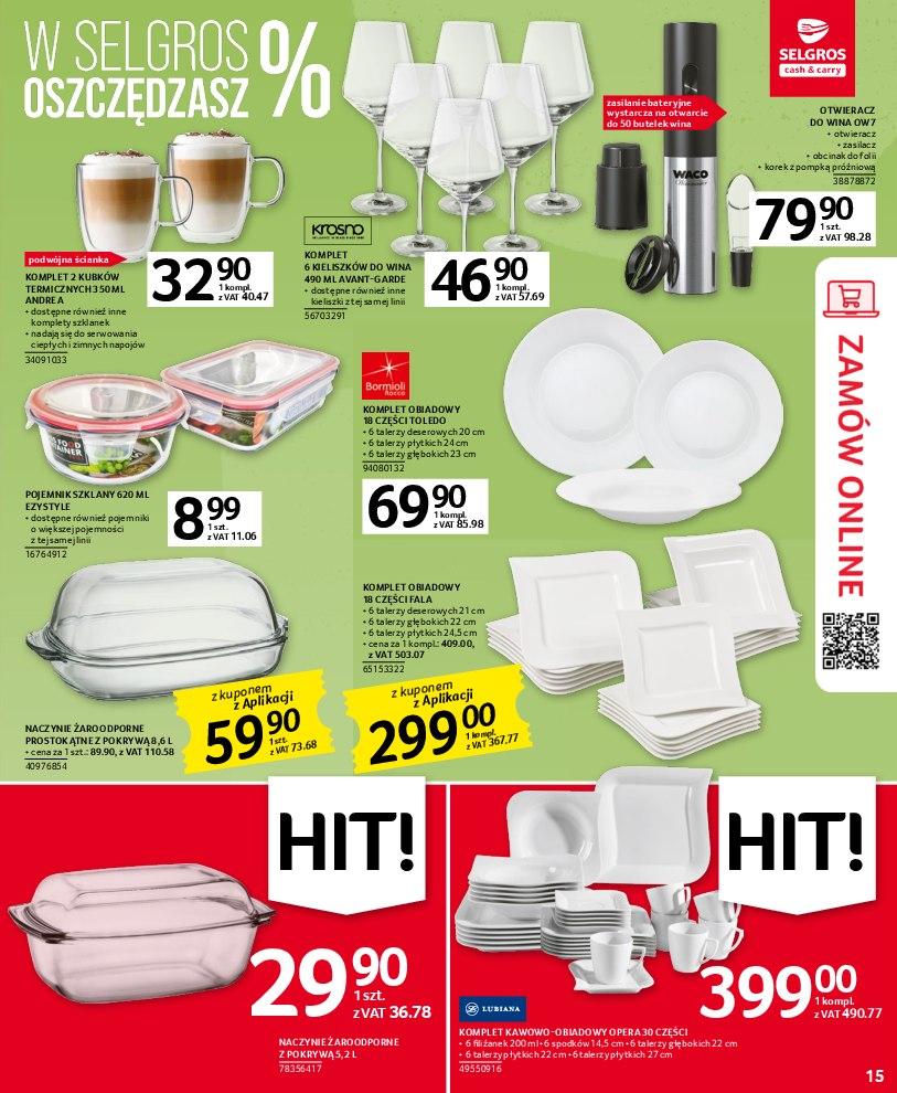 Gazetka promocyjna Selgros str. 15