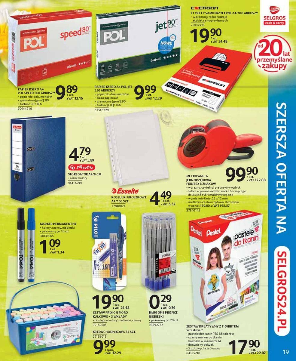 Gazetka promocyjna Selgros str. 19
