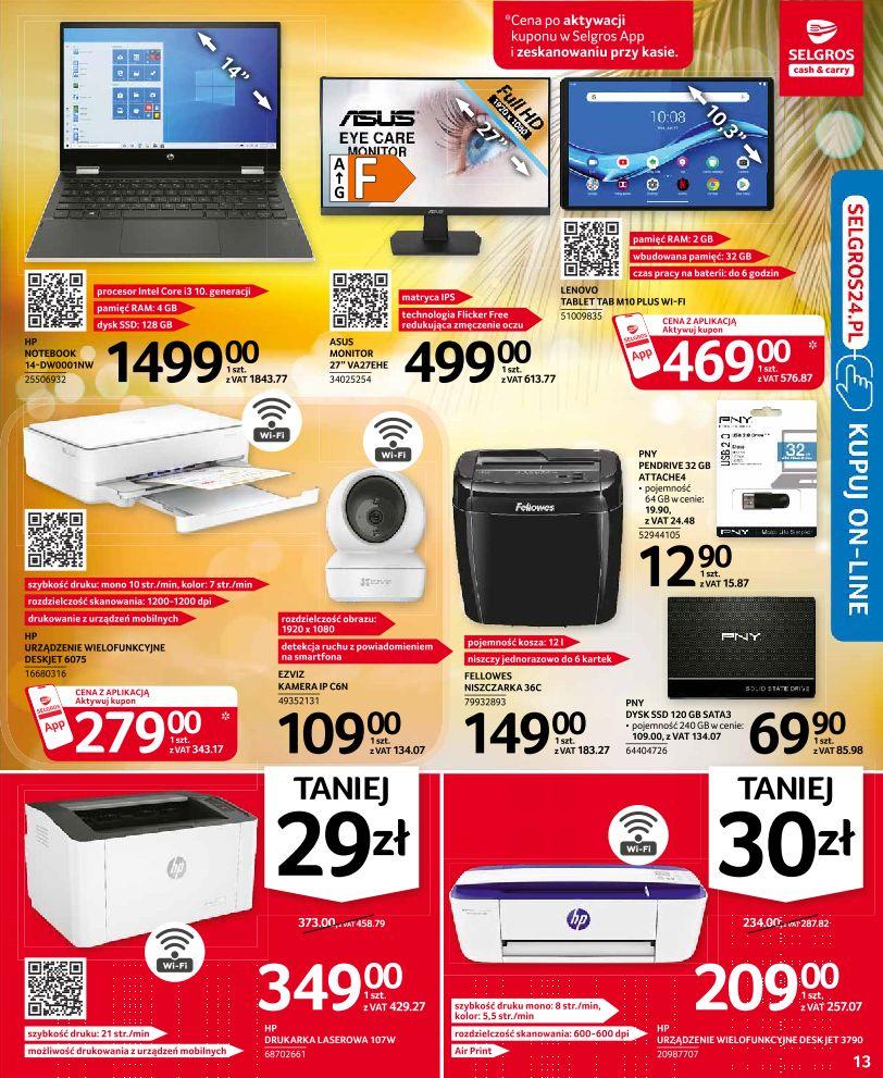 Gazetka promocyjna Selgros str. 13