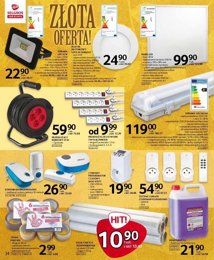 Gazetka promocyjna Selgros str. 34