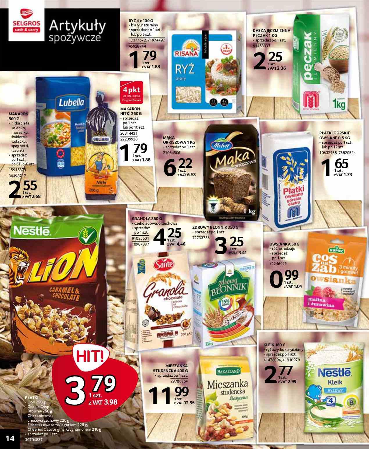Gazetka promocyjna Selgros str. 14