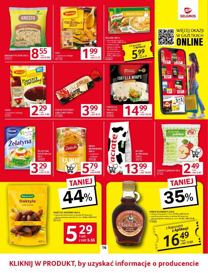 Gazetka promocyjna Selgros str. 16