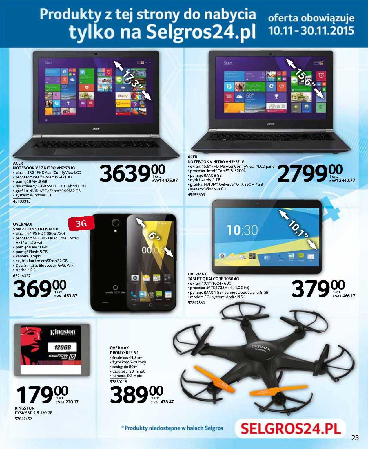 Gazetka promocyjna Selgros str. 23