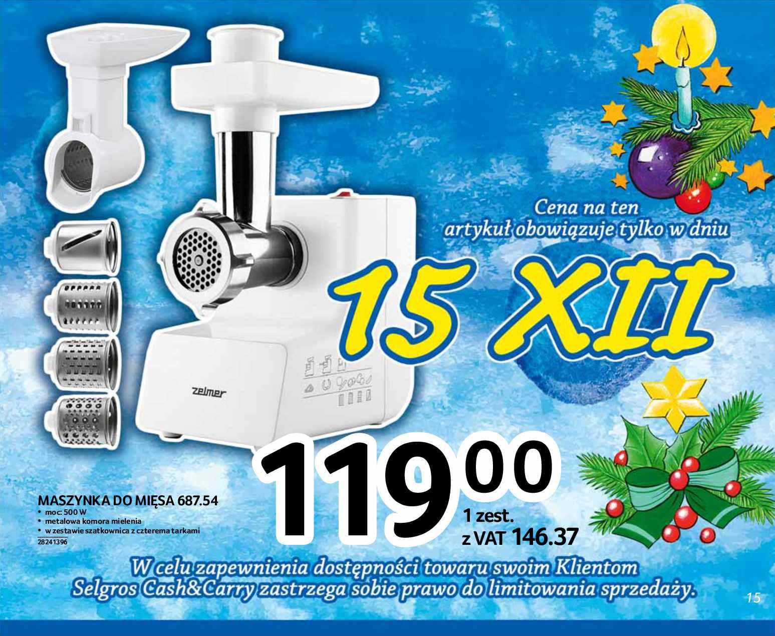 Gazetka promocyjna Selgros str. 15