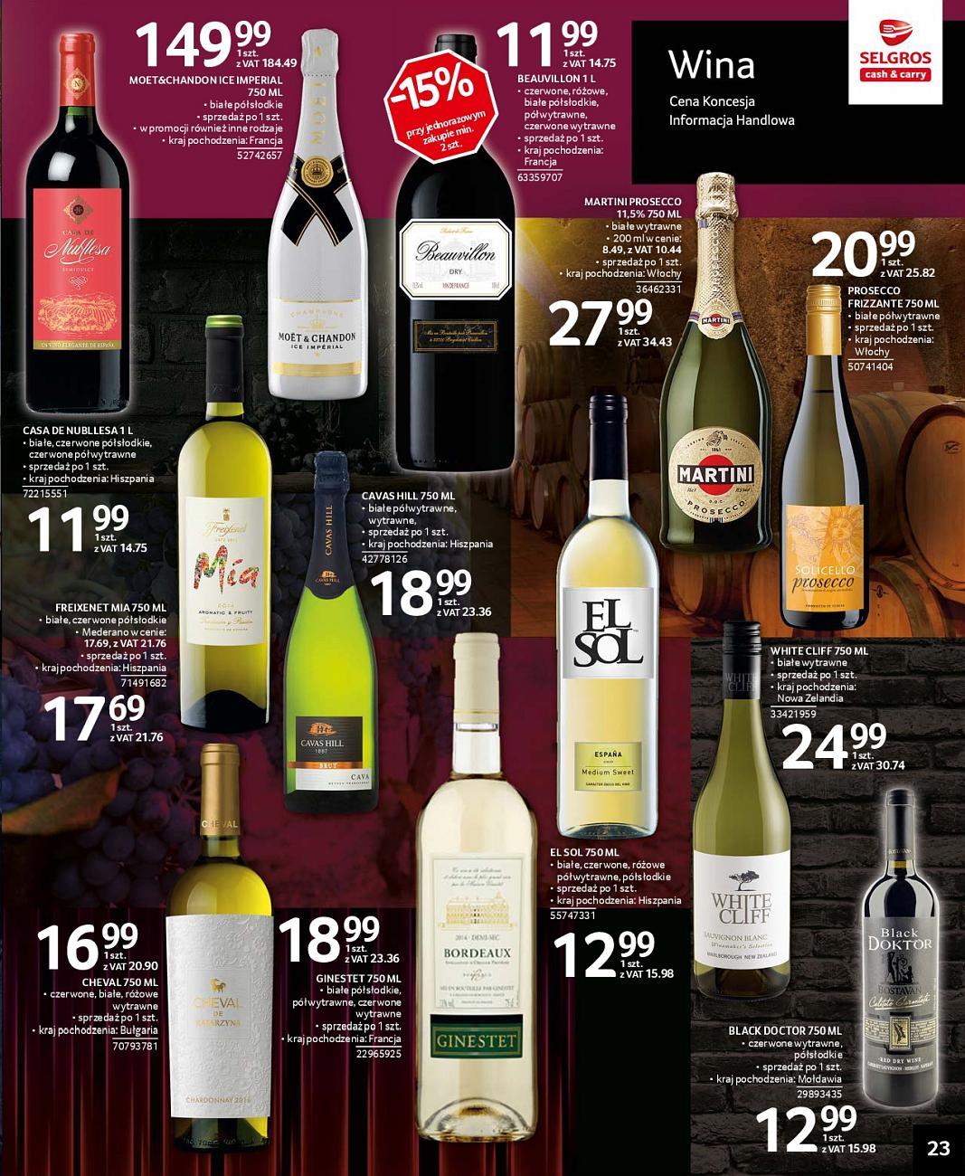 Gazetka promocyjna Selgros str. 23