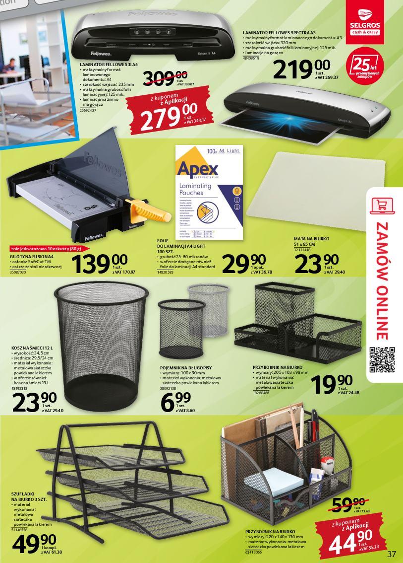 Gazetka promocyjna Selgros str. 37