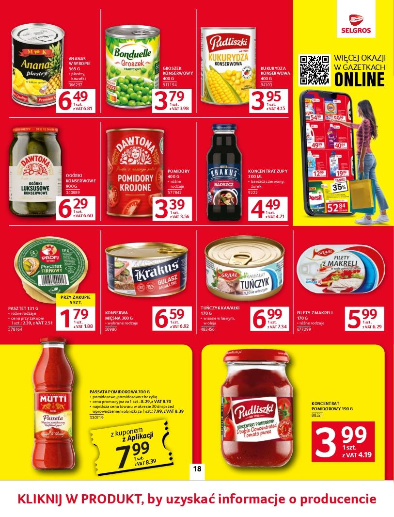 Gazetka promocyjna Selgros str. 18