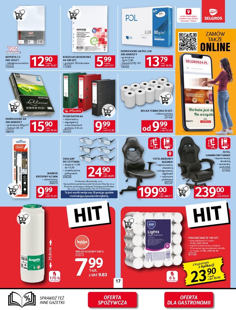 Gazetka promocyjna Selgros str. 17