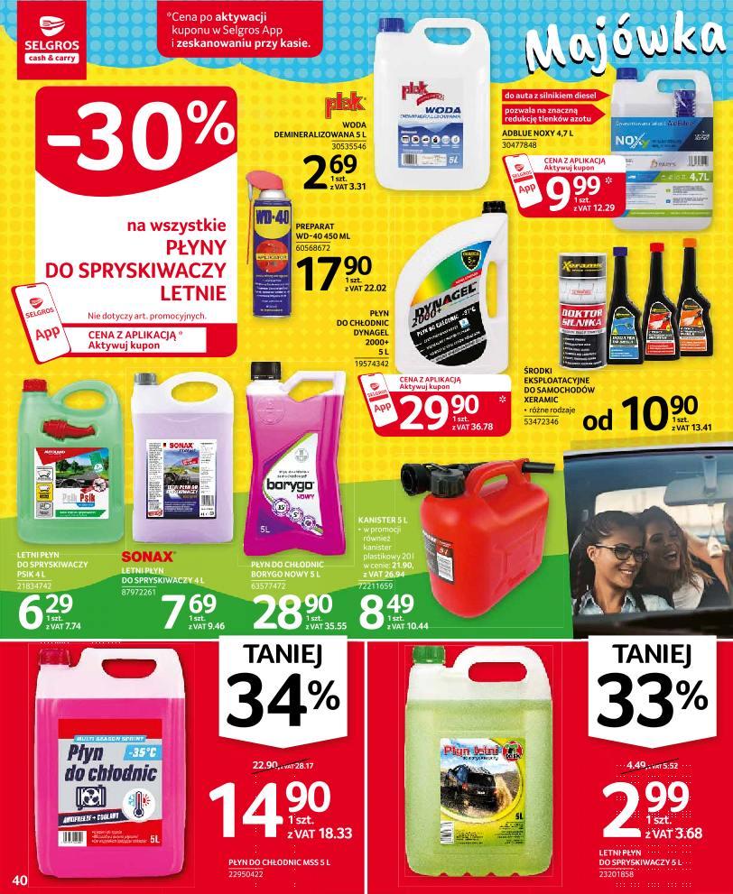 Gazetka promocyjna Selgros str. 40