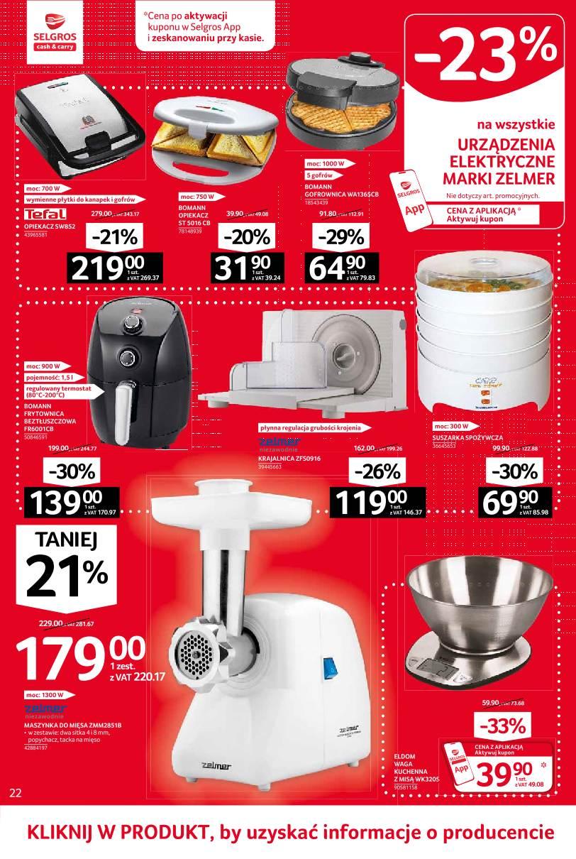 Gazetka promocyjna Selgros str. 22