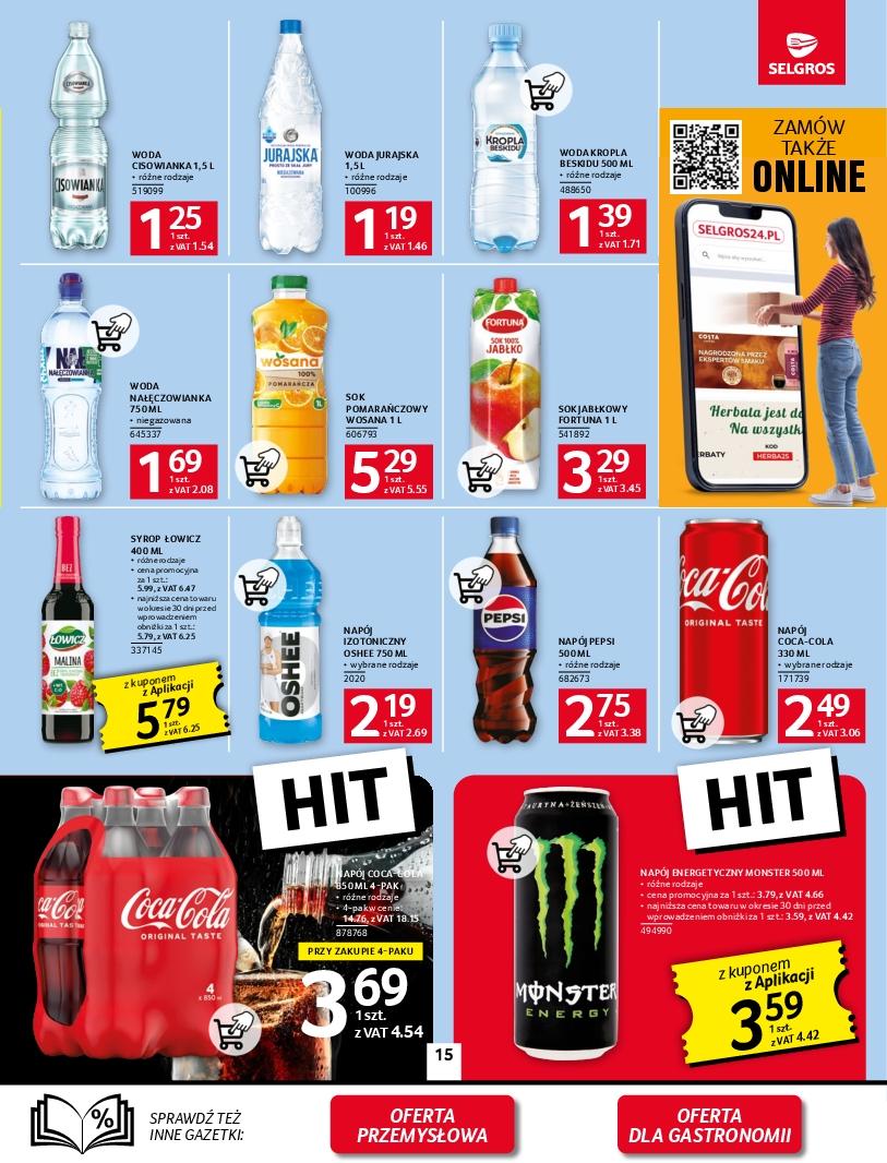 Gazetka promocyjna Selgros str. 15