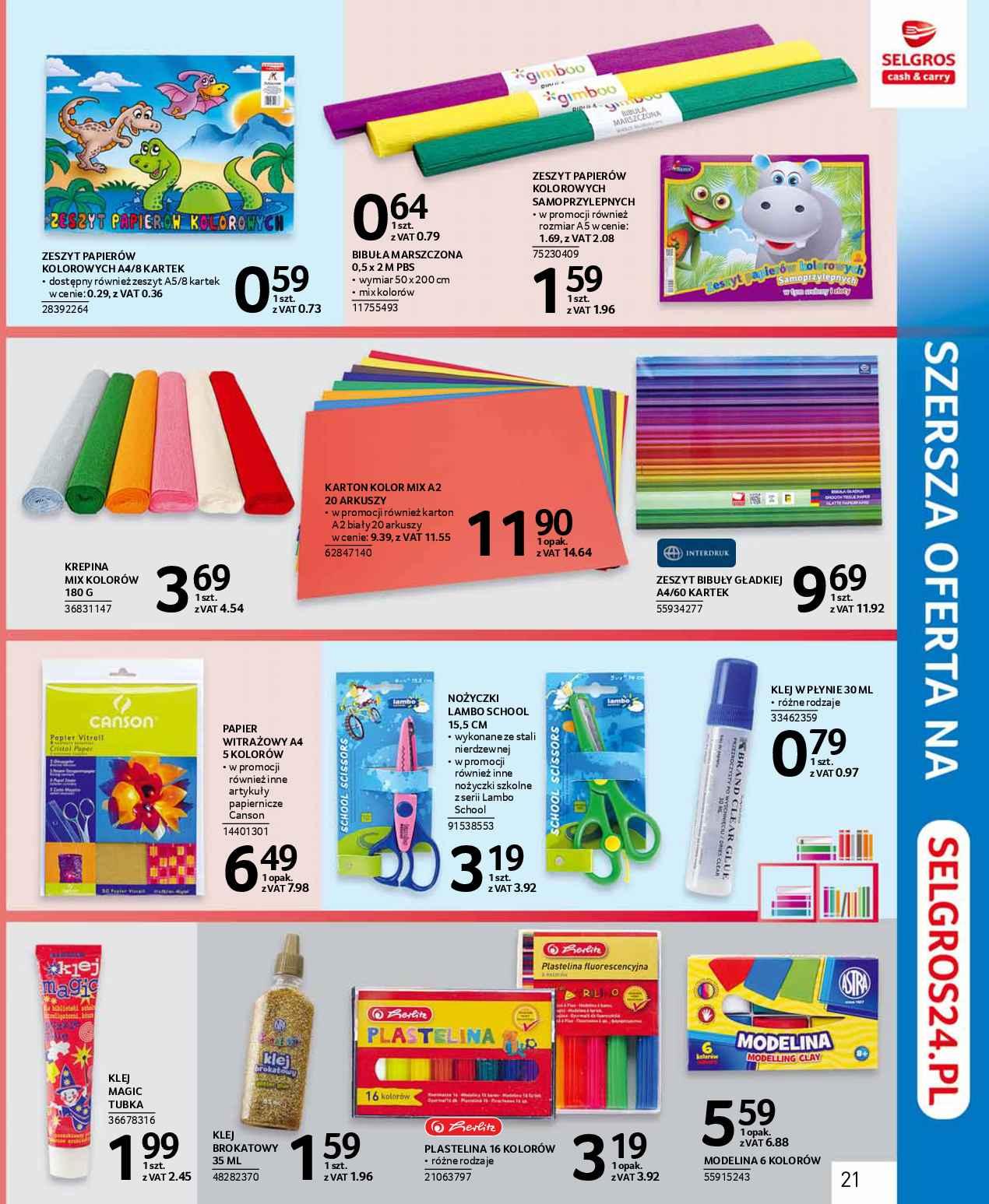 Gazetka promocyjna Selgros str. 21