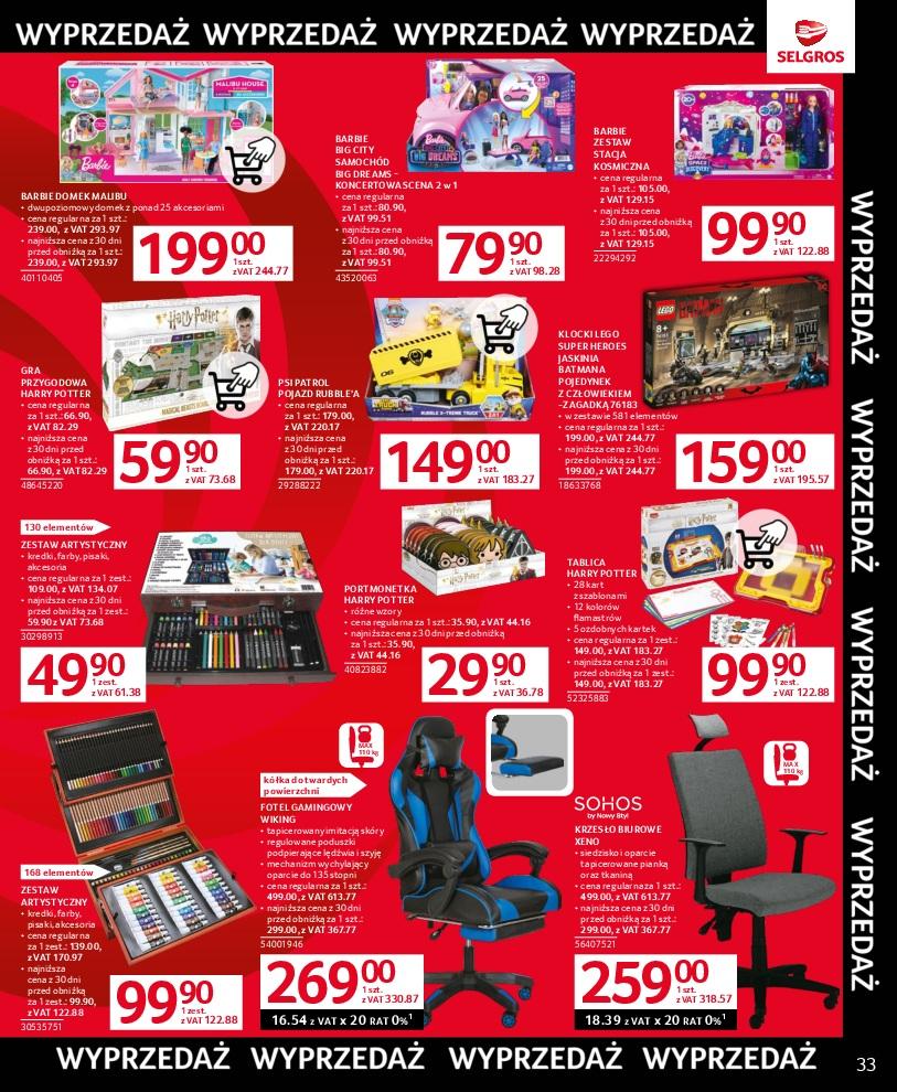 Gazetka promocyjna Selgros str. 33