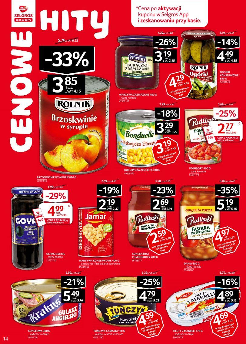 Gazetka promocyjna Selgros str. 14