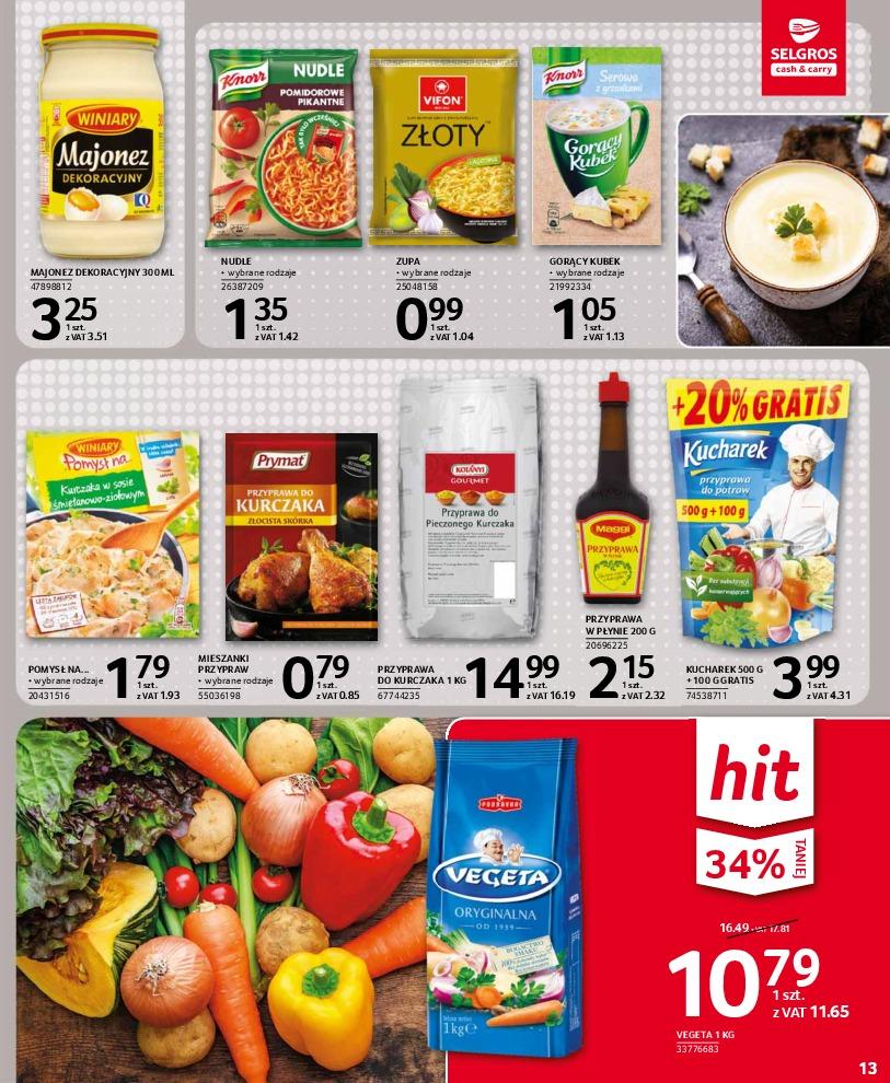 Gazetka promocyjna Selgros str. 13