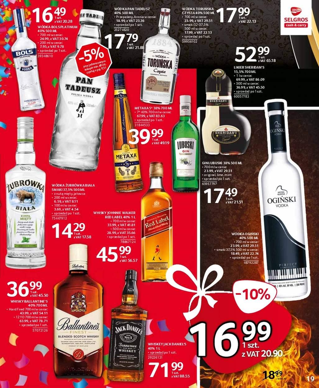 Gazetka promocyjna Selgros str. 19