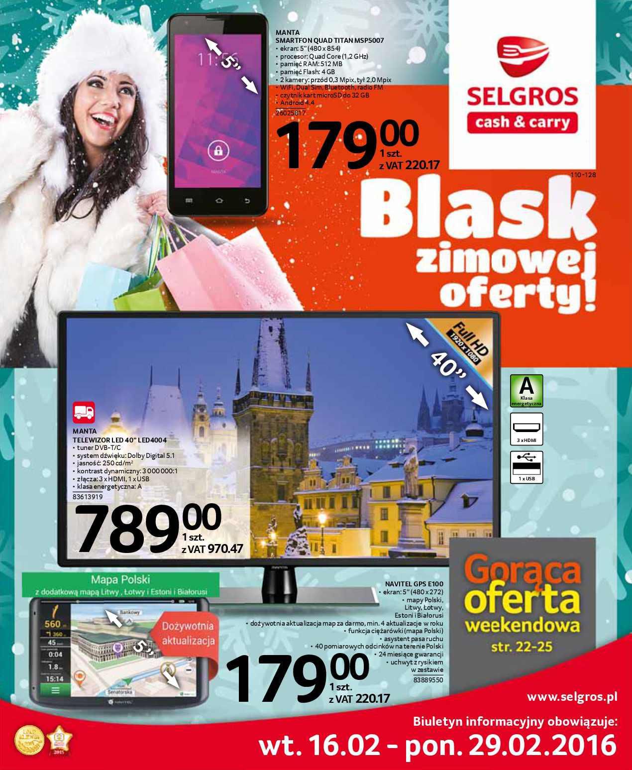 Gazetka promocyjna Selgros str. 1
