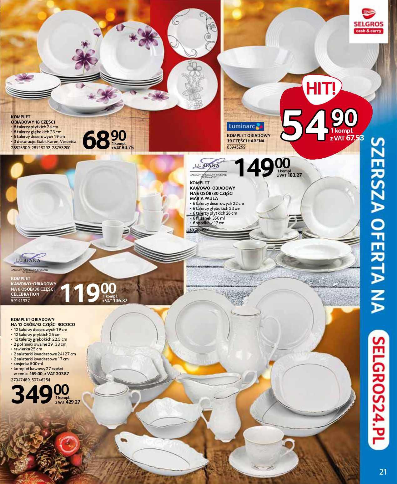 Gazetka promocyjna Selgros str. 21