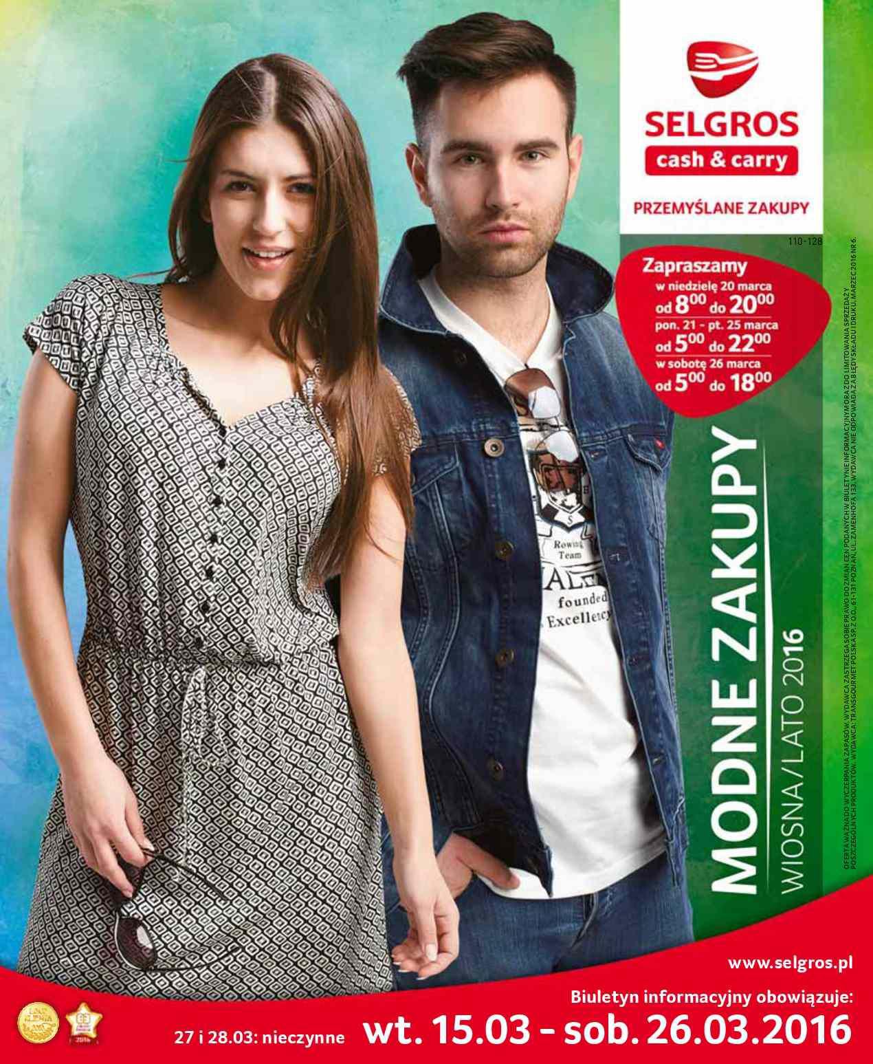 Gazetka promocyjna Selgros str. 1