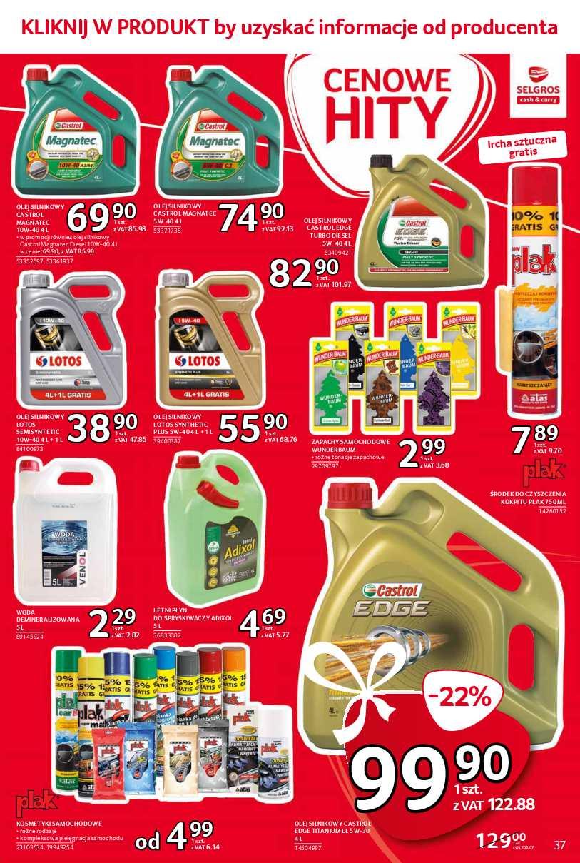 Gazetka promocyjna Selgros str. 37