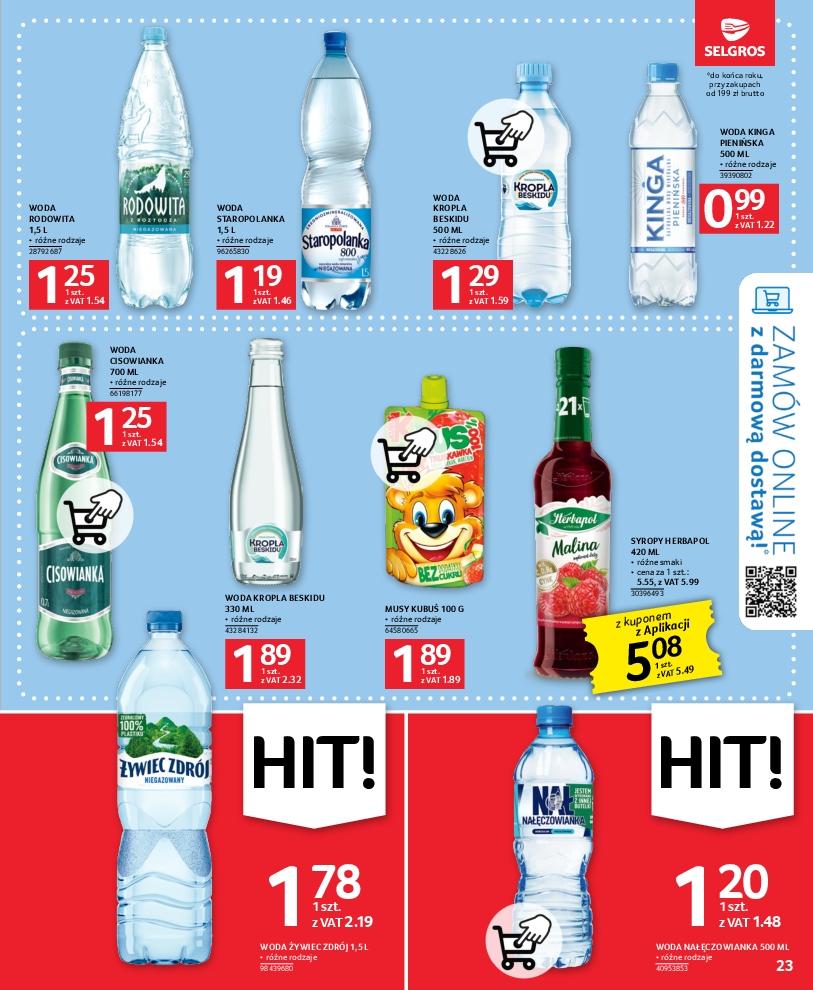 Gazetka promocyjna Selgros str. 23