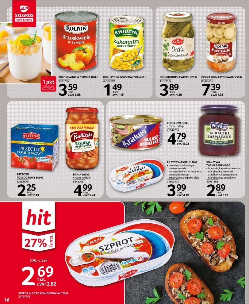 Gazetka promocyjna Selgros str. 16