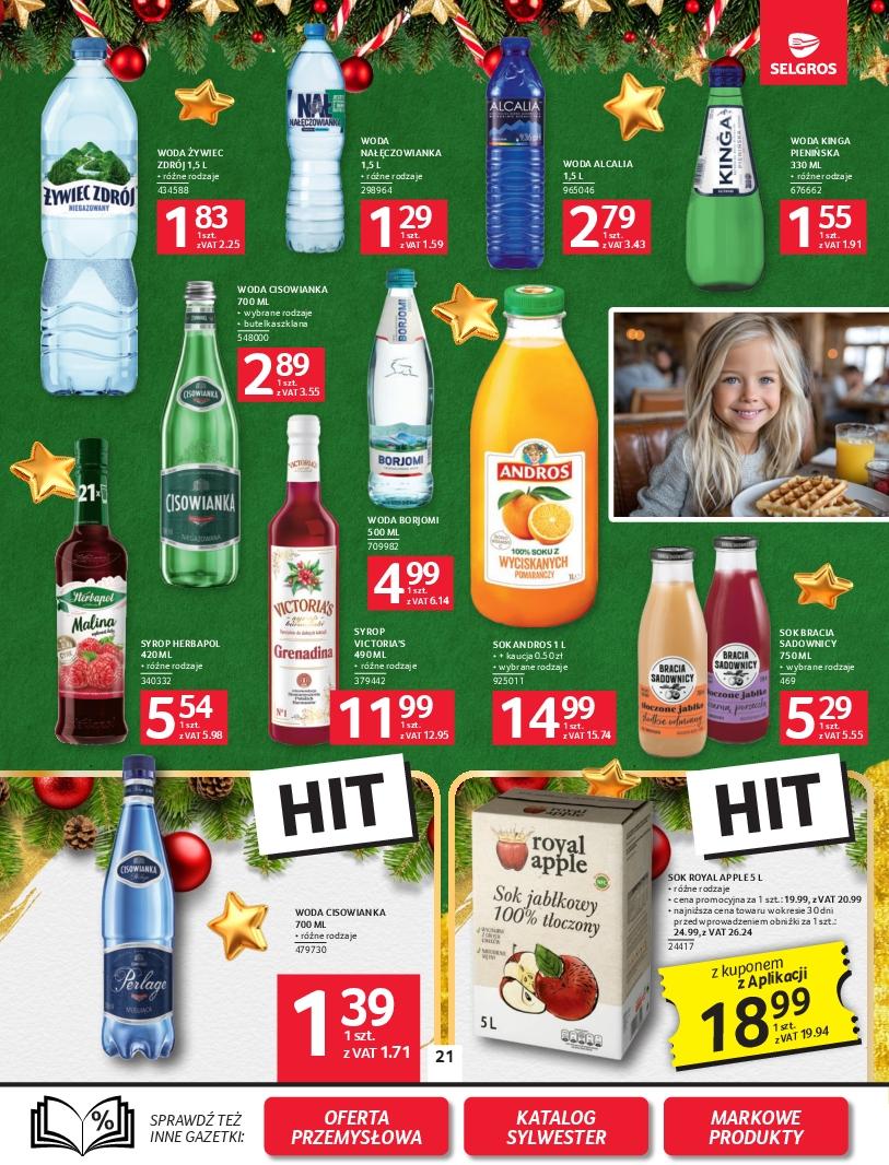 Gazetka promocyjna Selgros str. 21