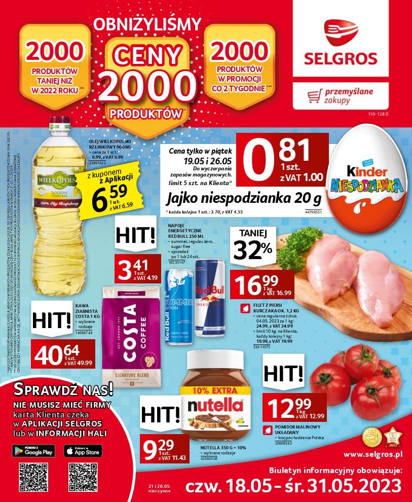 Gazetka promocyjna Selgros str. 1