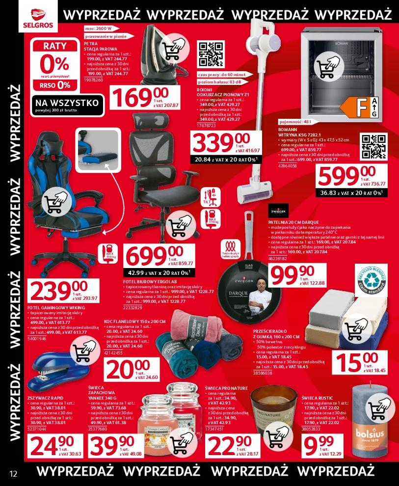Gazetka promocyjna Selgros str. 12