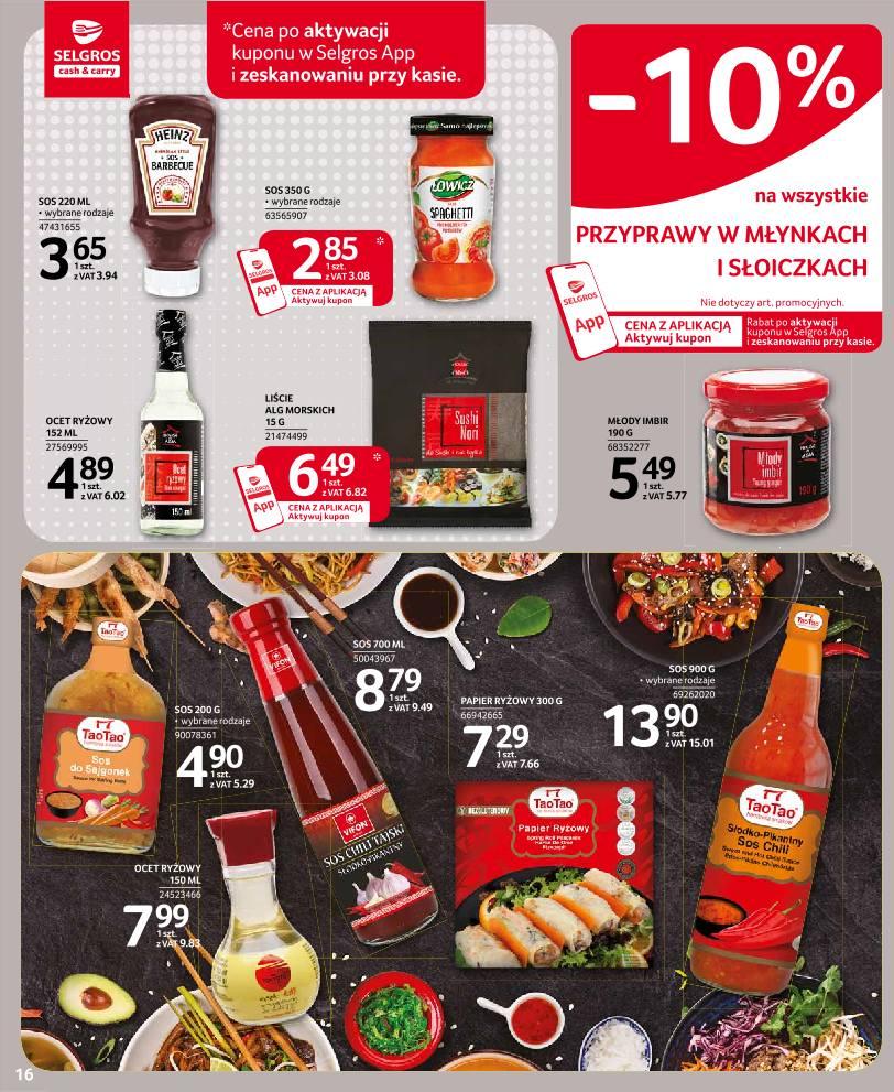 Gazetka promocyjna Selgros str. 16