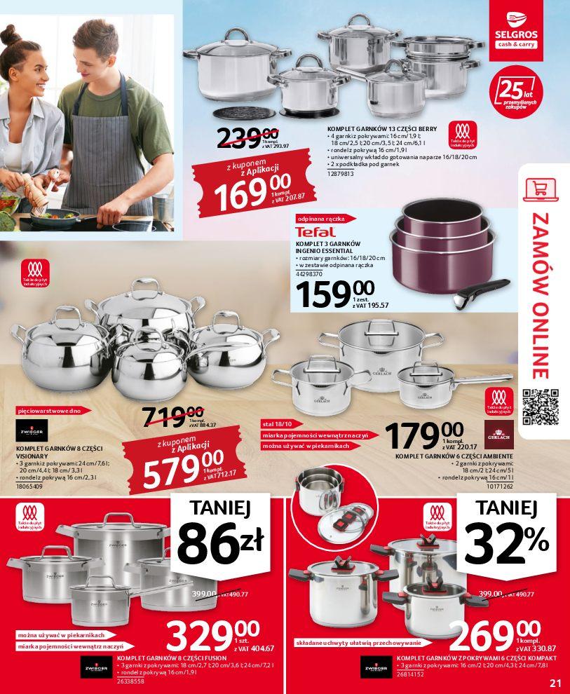 Gazetka promocyjna Selgros str. 21