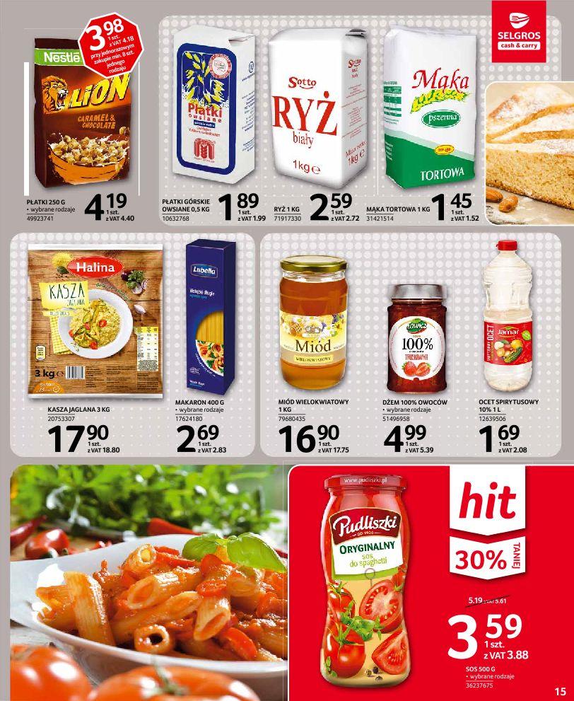 Gazetka promocyjna Selgros str. 15