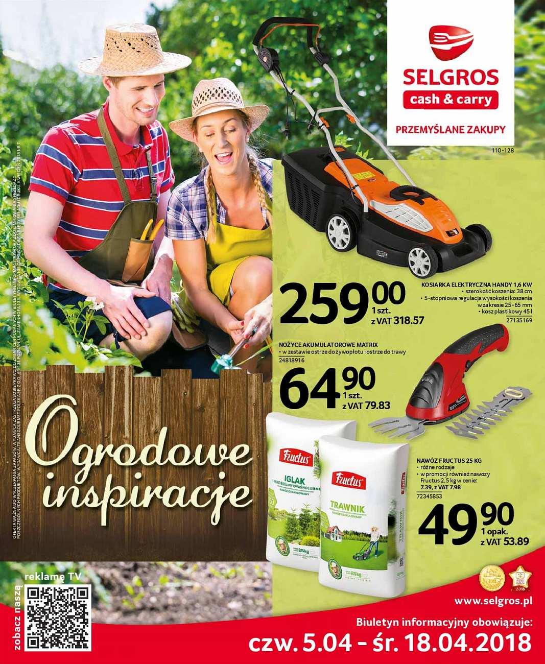 Gazetka promocyjna Selgros str. 1